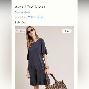 Anthropologie Averil Tee Dress